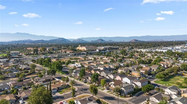 8626 Stark St, Riverside, CA 92504 - aerial perspective of suburban area featuring a mountain backdrop
