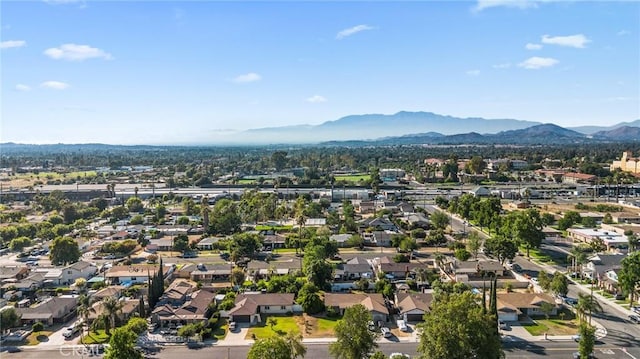 8626 Stark St, Riverside, CA 92504 - aerial perspective of suburban area featuring a mountain backdrop