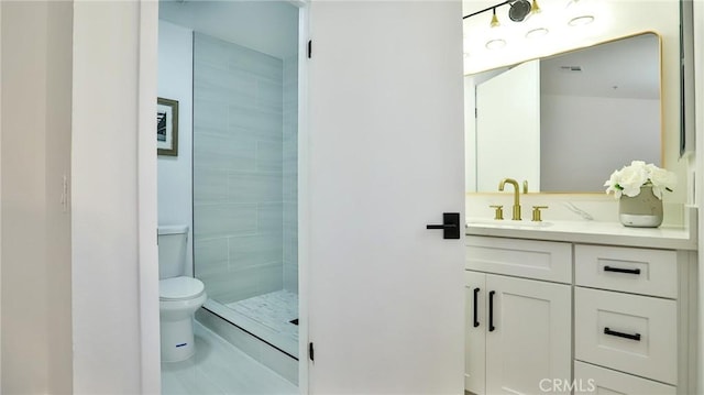 8810 Hewitt Pl Unit 2, Garden Grove, CA 92844 - bathroom featuring vanity and a tile shower