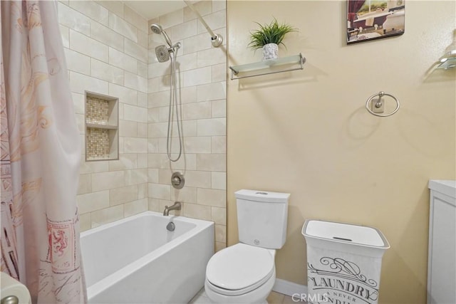 18230 Oxnard St Unit 110, Tarzana, CA 91356 - full bathroom with shower / tub combo with curtain and vanity