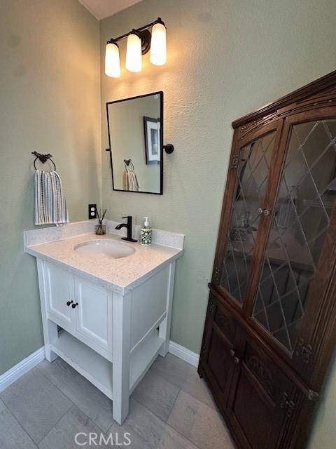 6080 Cape Cod Ln Unit 54, Yorba Linda, CA 92887 - bathroom with vanity and tile patterned flooring