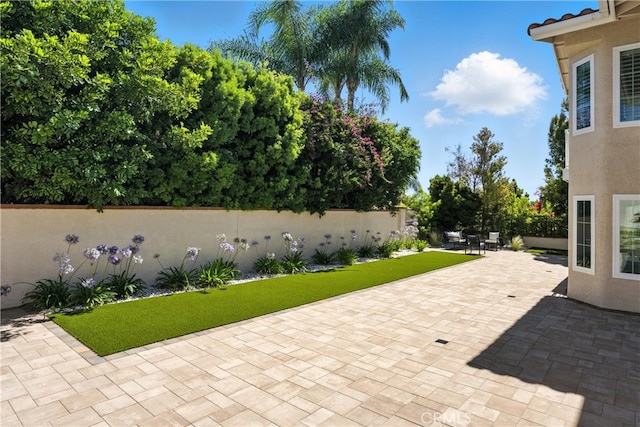 20455 Via Canarias, Yorba Linda, CA 92887 - fenced backyard featuring a patio