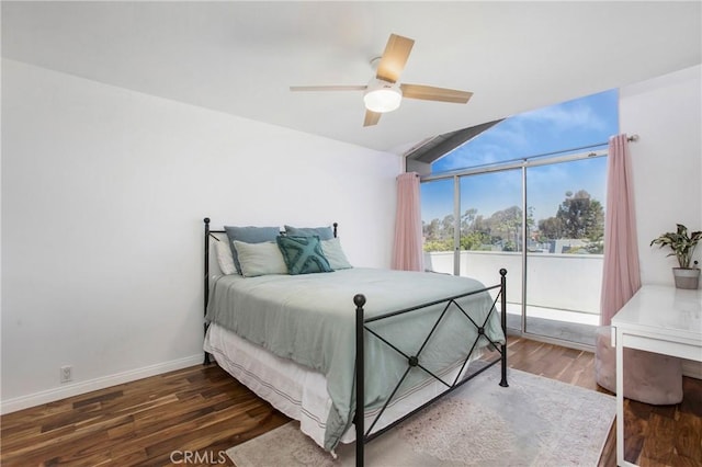 25632 Adriana St, Mission Viejo, CA 92691 - bedroom with wood finished floors and a ceiling fan