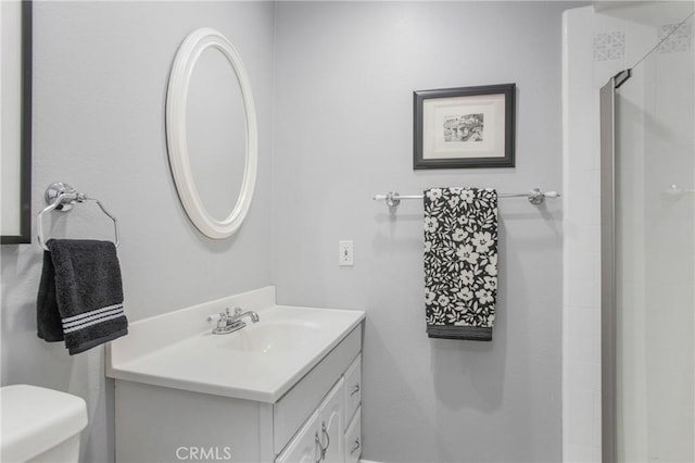 25632 Adriana St, Mission Viejo, CA 92691 - bathroom with vanity and a shower with door