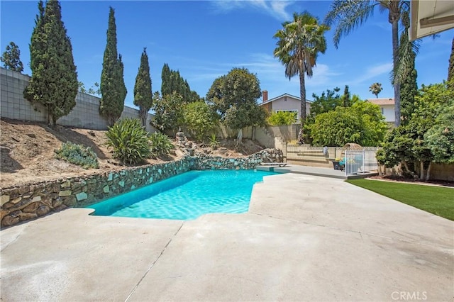 25632 Adriana St, Mission Viejo, CA 92691 - view of swimming pool with a patio area and a fenced backyard