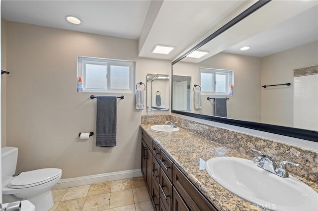 2115 Kathryn Way, Placentia, CA 92870 - full bathroom featuring baseboards and double vanity
