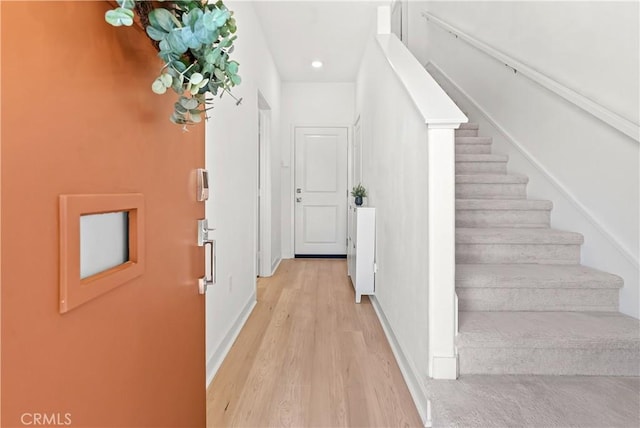 90 Harness Way, Rancho Mission Viejo, CA 92694 - staircase with wood finished floors and recessed lighting