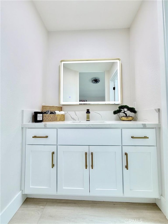 1421 Wildflower St, Rialto, CA 92377 - bathroom featuring vanity and baseboards