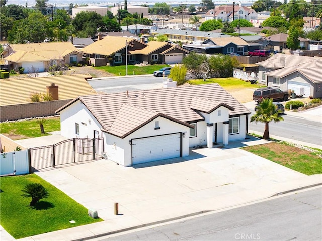 1421 Wildflower St, Rialto, CA 92377 - aerial perspective of suburban area