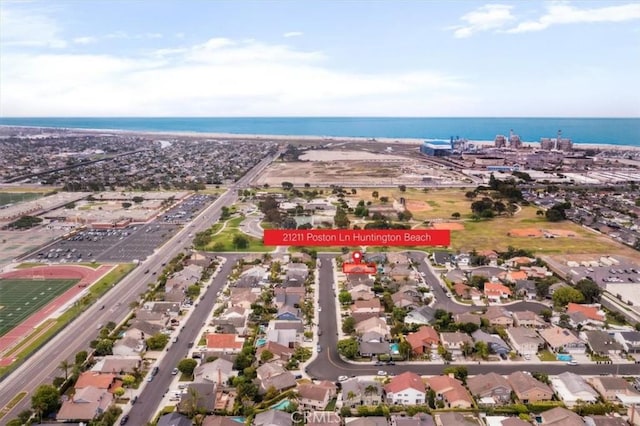 21211 Poston Ln, Huntington Beach, CA 92646 - aerial overview of property's location with nearby suburban area