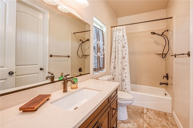 6626 W Alluvial Ave, Fresno, CA 93722 - bathroom featuring vanity and shower / bath combo
