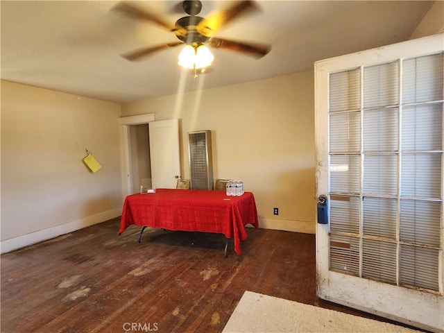 4317 Lugo Ave, Chino Hills, CA 91709 - bedroom with wood-type flooring and ceiling fan