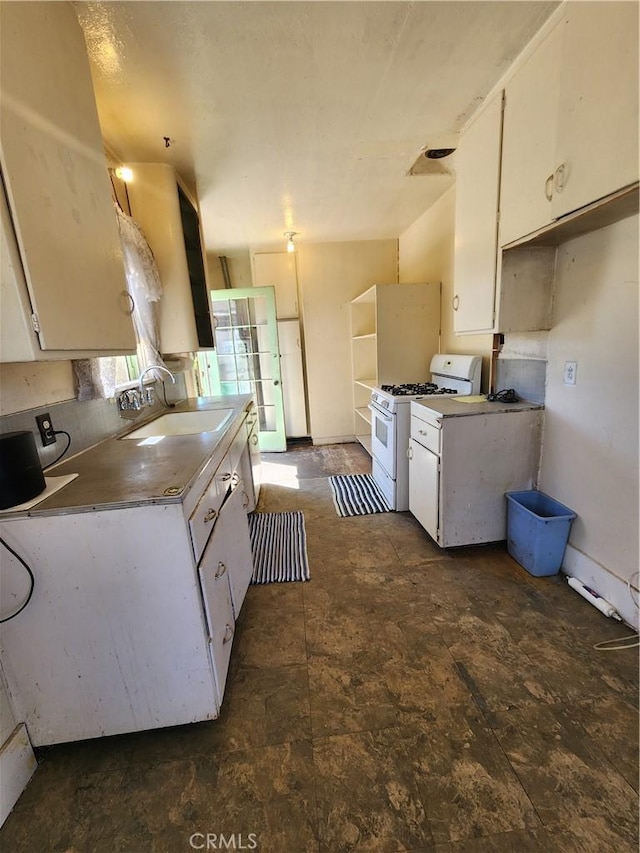 4317 Lugo Ave, Chino Hills, CA 91709 - kitchen with gas range gas stove and white cabinets