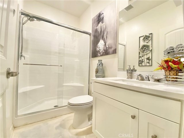 1011 Balsam St, Calimesa, CA 92320 - bathroom with a shower stall and vanity