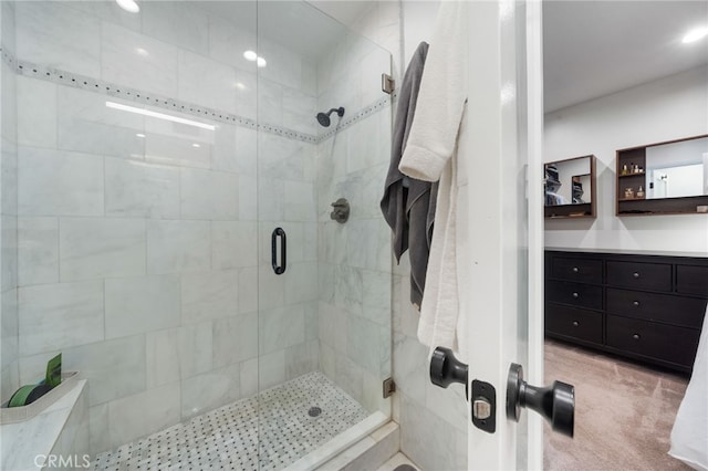 3407 Huxley St Unit 31, Los Angeles, CA 90027 - full bath featuring a shower stall and vanity