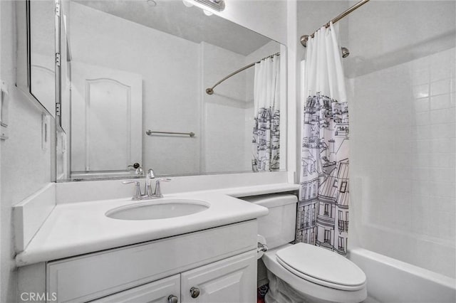 2019 Arnold Way, Fullerton, CA 92833 - bathroom featuring vanity and shower / bath combo with shower curtain