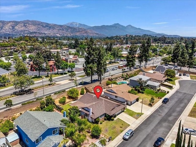 1135 Hampton Ct, San Dimas, CA 91773 - aerial view of residential area featuring mountains