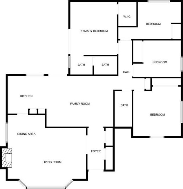 1135 Hampton Ct, San Dimas, CA 91773 - view of floor plan / room layout