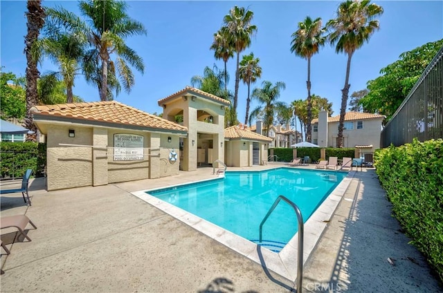 15034 Ocaso Ave, La Mirada, CA 90638 - community pool featuring a patio