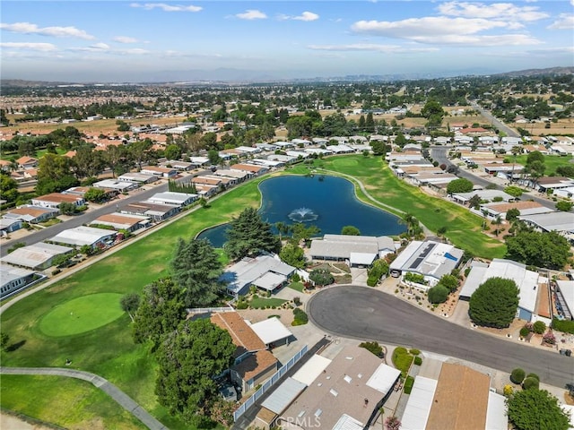 41050 Mohawk Cir, Cherry Valley, CA 92223 - aerial overview of property's location with a nearby body of water, a local golf course, and nearby suburban area