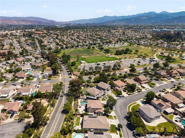 1167 Belridge Pl, Corona, CA 92881 - aerial overview of property's location with mountains and nearby suburban area