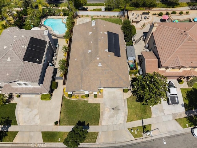 1167 Belridge Pl, Corona, CA 92881 - bird's eye view of a pool