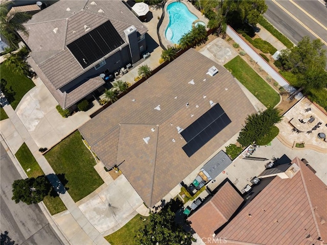 1167 Belridge Pl, Corona, CA 92881 - aerial overview of property's location with a pool area