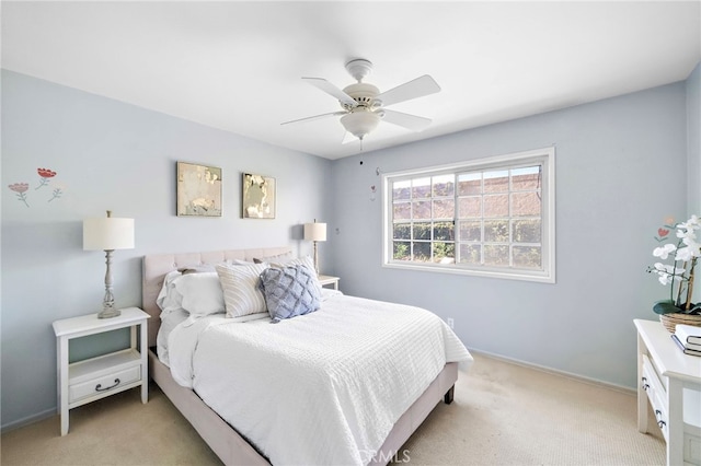 6182 Anthony Ave, Garden Grove, CA 92845 - bedroom with light carpet and a ceiling fan