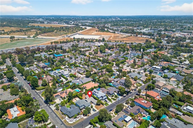 15747 Addison St, Encino, CA 91436 - aerial view of property and surrounding area with nearby suburban area