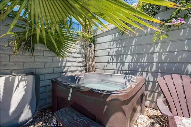 3935 Lime Ave, Long Beach, CA 90807 - view of patio / terrace featuring a hot tub