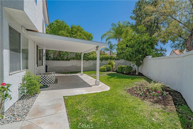 25868 Hammet Cir, Stevenson Ranch, CA 91381 - fenced backyard with a patio