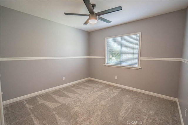 25868 Hammet Cir, Stevenson Ranch, CA 91381 - carpeted spare room with a ceiling fan and baseboards