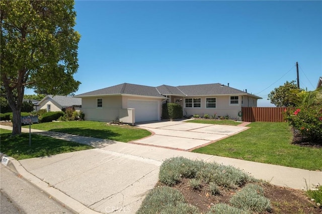 5527 Elmbank Rd, Rancho Palos Verdes, CA 90275 - ranch-style home with an attached garage and concrete driveway