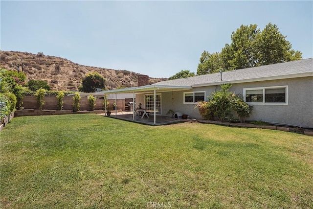 26616 Balerna Dr, Saugus, CA 91350 - fenced backyard featuring a patio