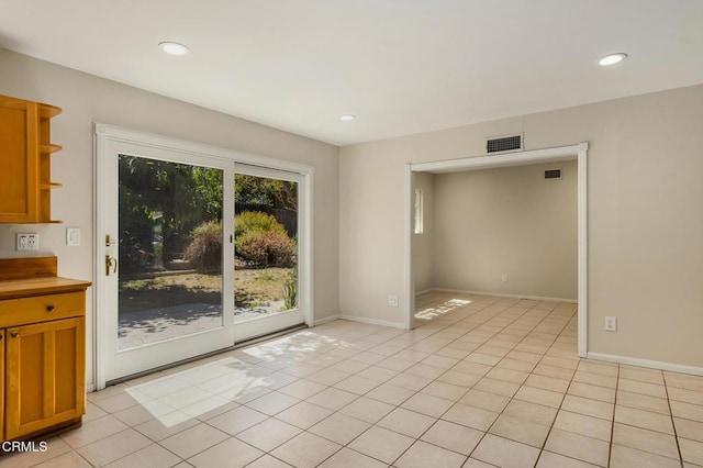 1104 Mariano Dr, Ojai, CA 93023 - spare room with light tile patterned floors and recessed lighting