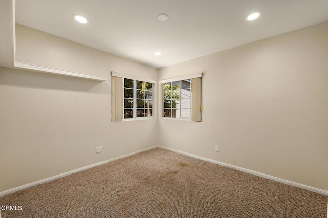 1104 Mariano Dr, Ojai, CA 93023 - carpeted empty room featuring recessed lighting