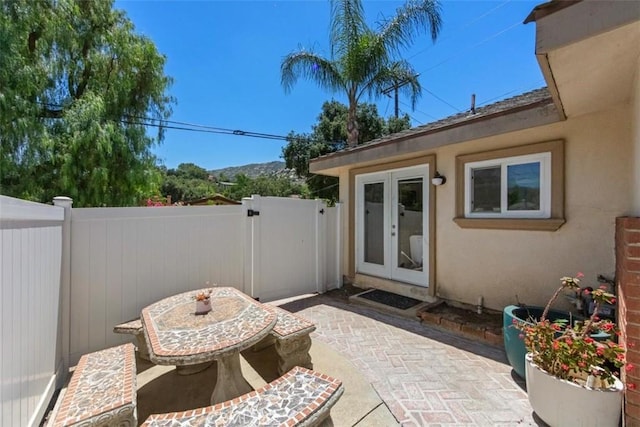 1151 El Camino Real, Simi Valley, CA 93063 - view of patio with french doors and a gate