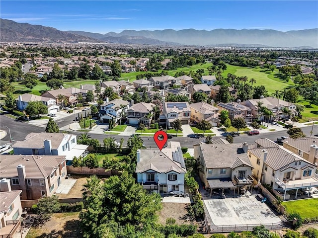 16461 Medinah St, Fontana, CA 92336 - aerial view of residential area with mountains