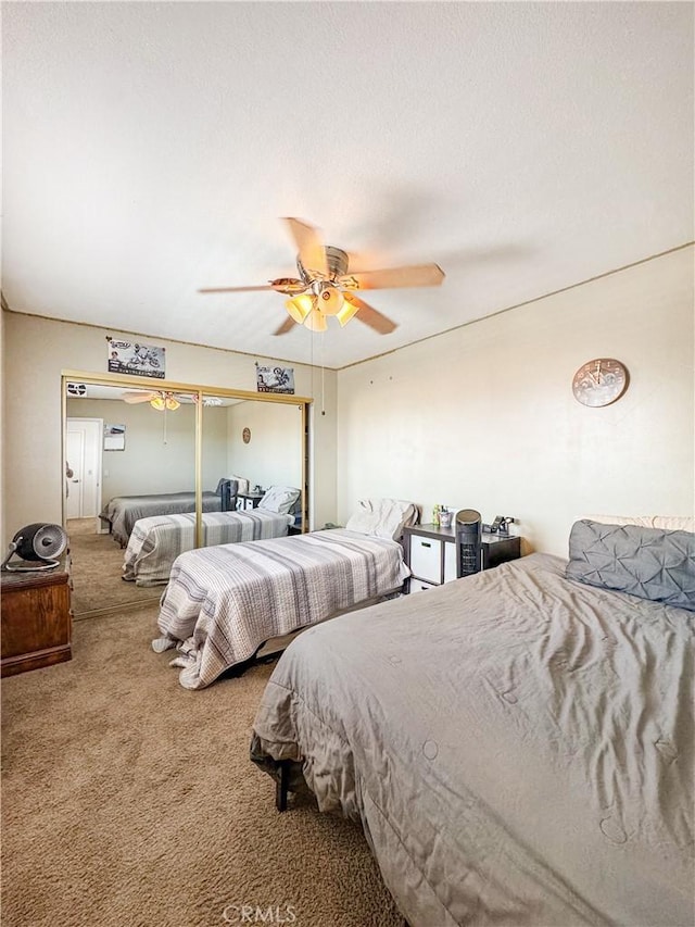 741 Ocotillo Rd, Blythe, CA 92225 - bedroom featuring carpet floors and ceiling fan