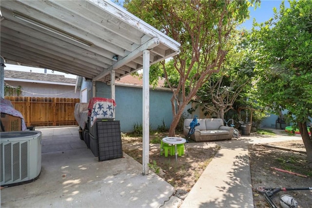 2734 S Redondo Blvd, Los Angeles, CA 90016 - view of patio / terrace with an outdoor living space