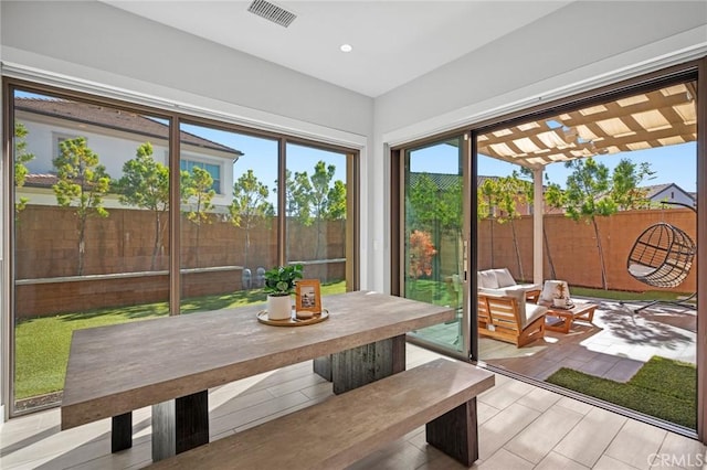 152 Plum Lily, Irvine, CA 92618 - sunroom featuring plenty of natural light and recessed lighting