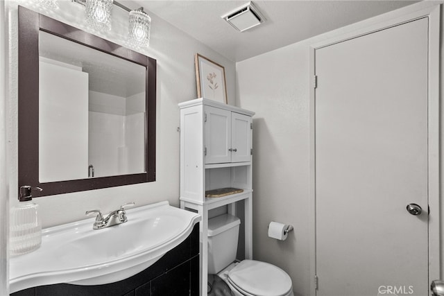17910 River Cir Unit 1, Canyon Country, CA 91387 - bathroom with toilet and vanity