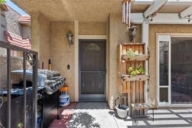 17910 River Cir Unit 1, Canyon Country, CA 91387 - view of exterior entry featuring stucco siding