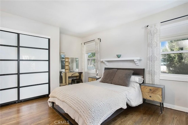 429 S Colfax St, La Habra, CA 90631 - bedroom featuring wood finished floors and baseboards
