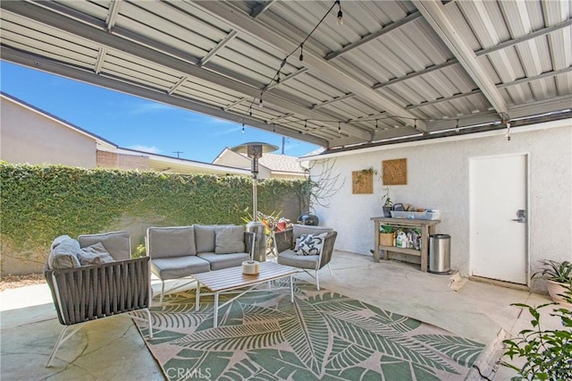 429 S Colfax St, La Habra, CA 90631 - view of patio featuring an outdoor hangout area