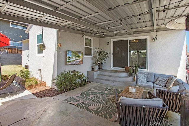 429 S Colfax St, La Habra, CA 90631 - view of patio featuring an outdoor hangout area