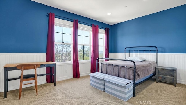 10 Calle Castillo, San Clemente, CA 92673 - bedroom with a wainscoted wall, carpet flooring, and recessed lighting