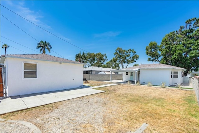 10536 La Mirada Blvd, Whittier, CA 90604 - rear view of house featuring stucco siding and a patio
