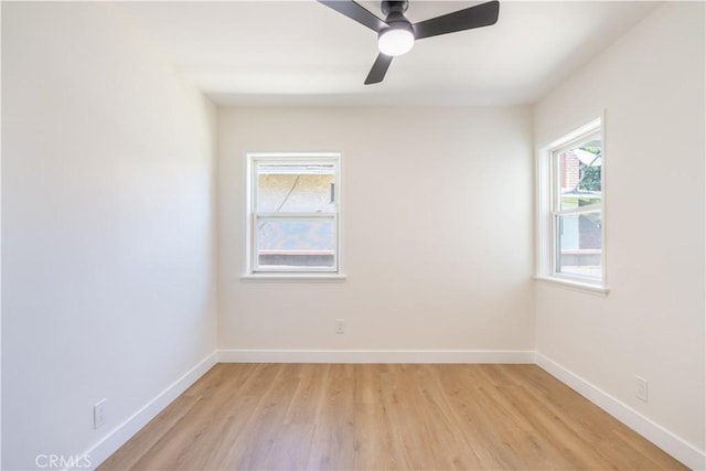 10536 La Mirada Blvd, Whittier, CA 90604 - empty room with light wood-style flooring and a ceiling fan