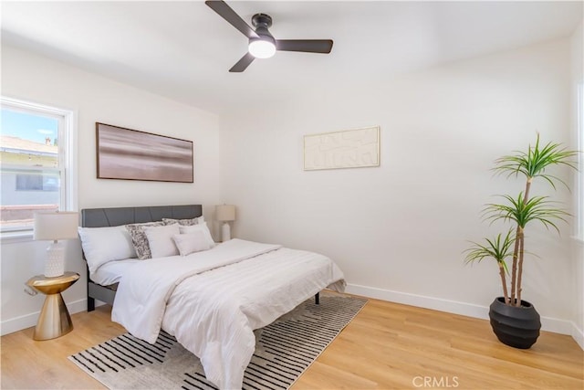 10536 La Mirada Blvd, Whittier, CA 90604 - bedroom with wood finished floors and a ceiling fan